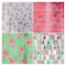 JAM Paper Red Ho Ho Ho Santa Foil Gift Wrap Set, 4ct.